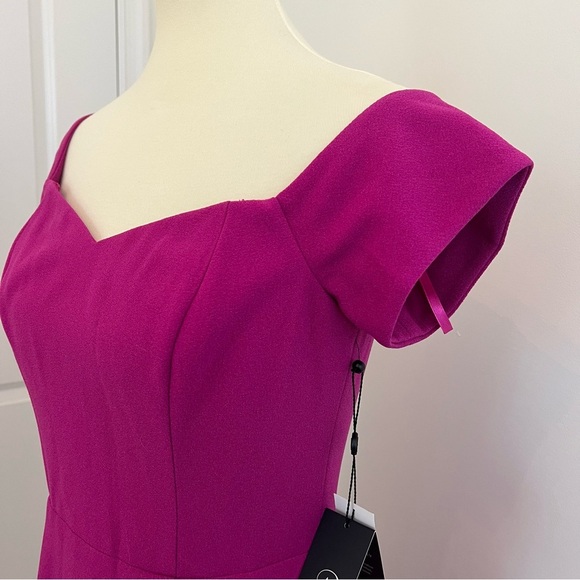 Adrianna Papell Pink Midi Dress Size 8 - Picture 5 of 12